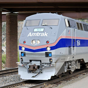 Amtrak 5 at Glenwood Springs, CO Station